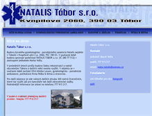 Tablet Screenshot of natalis-tabor.cz